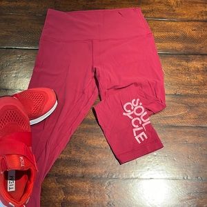 Pink 3/4 Align Leggings